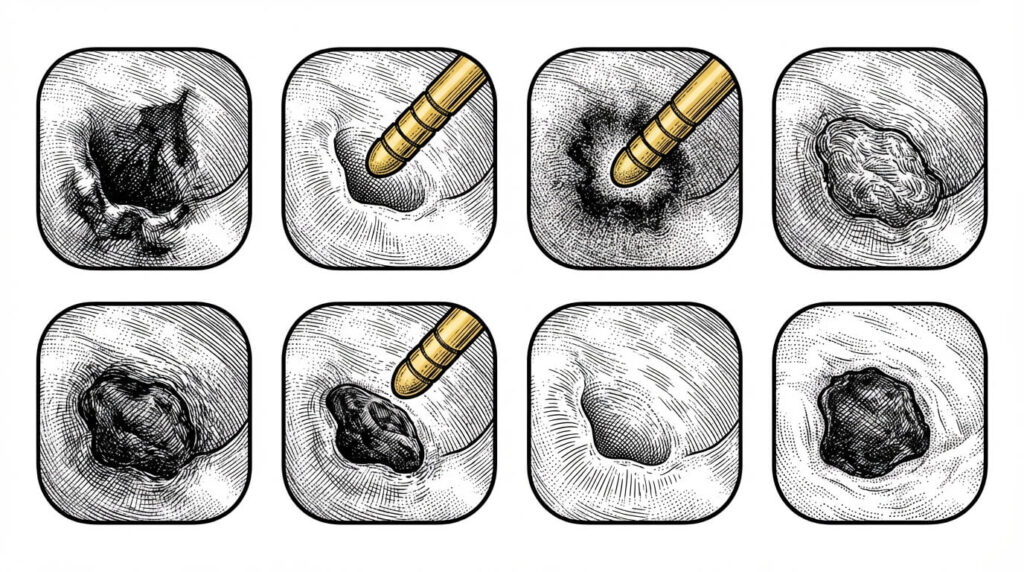 Hemostasis of Bleeding Duodenal Ulcer Using Injection Gold Probe