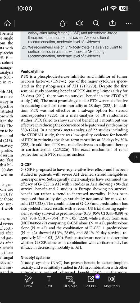Severe Alcoholic Hepatitis Management Reference Chart, Summarizing Maddrey Df And Lille Score Thresholds
