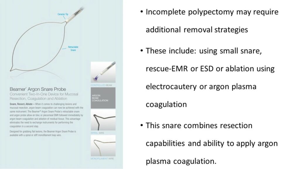 Combination Device For Snare And Argon Plasma Coagulation